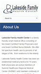 Mobile Screenshot of lakesidefamilyhealthcenter.com